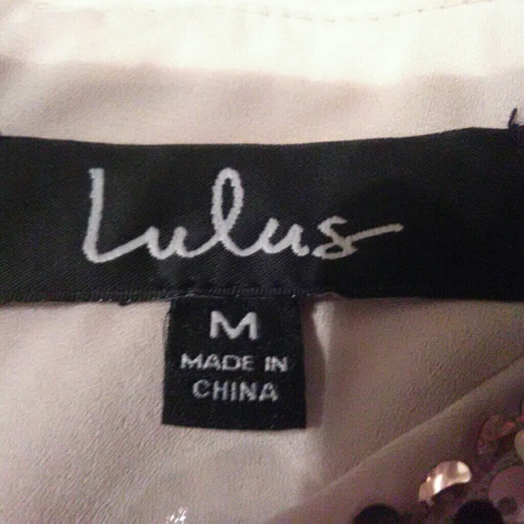 💕Lulu's Rose Gold Sequin Delightful Ways Dress - Picture 6 of 7